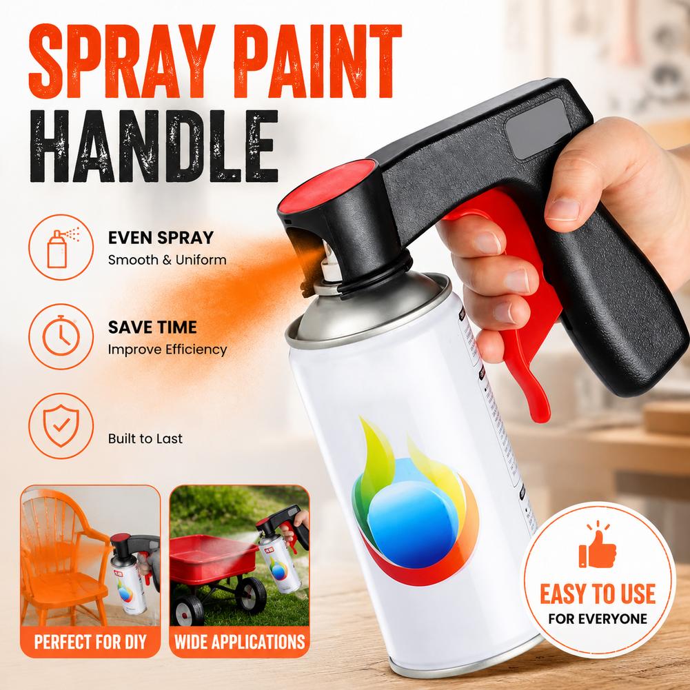 Universal Furniture Hardware - Polier-Spritzpistolenadapter: Sofortiger Aerosol-Triggergriff mit vollständiger Griffverriegelung