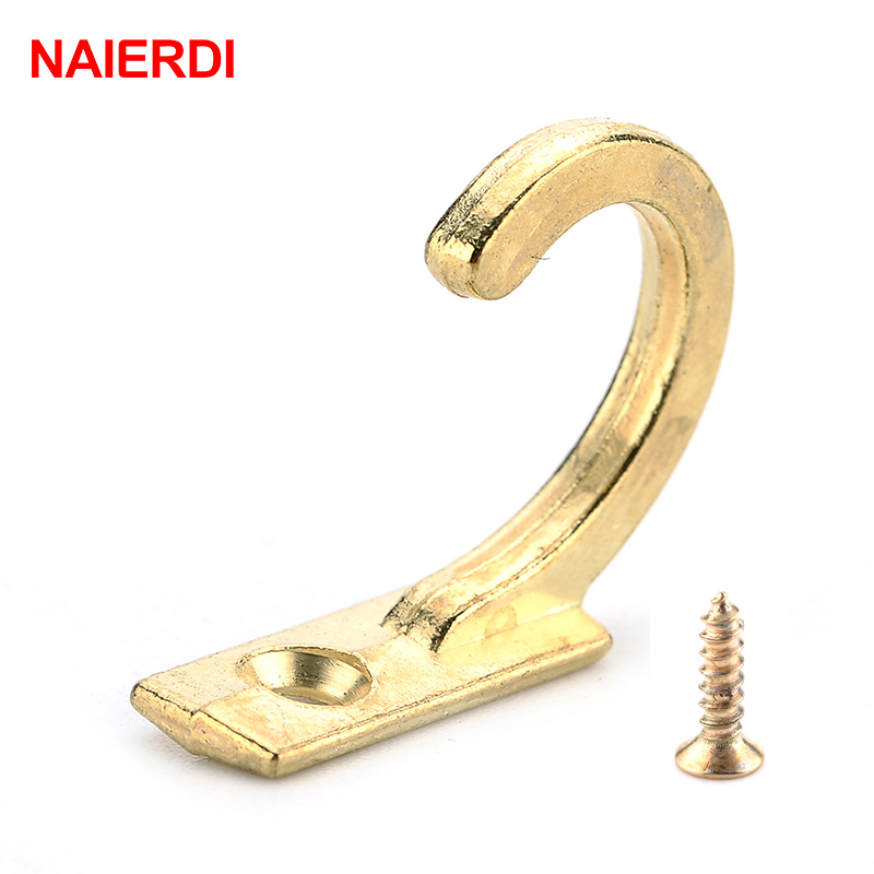 Furniture Hardware Locks - NAIERDI 10PCS Kleine Antike Haken Wand