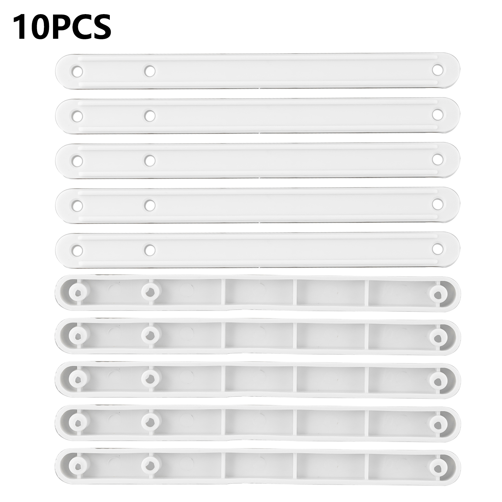 Furniture Rails Hardware - 10 Stück Zugschiene Kunststoff Schubladenführungen 180/235/298