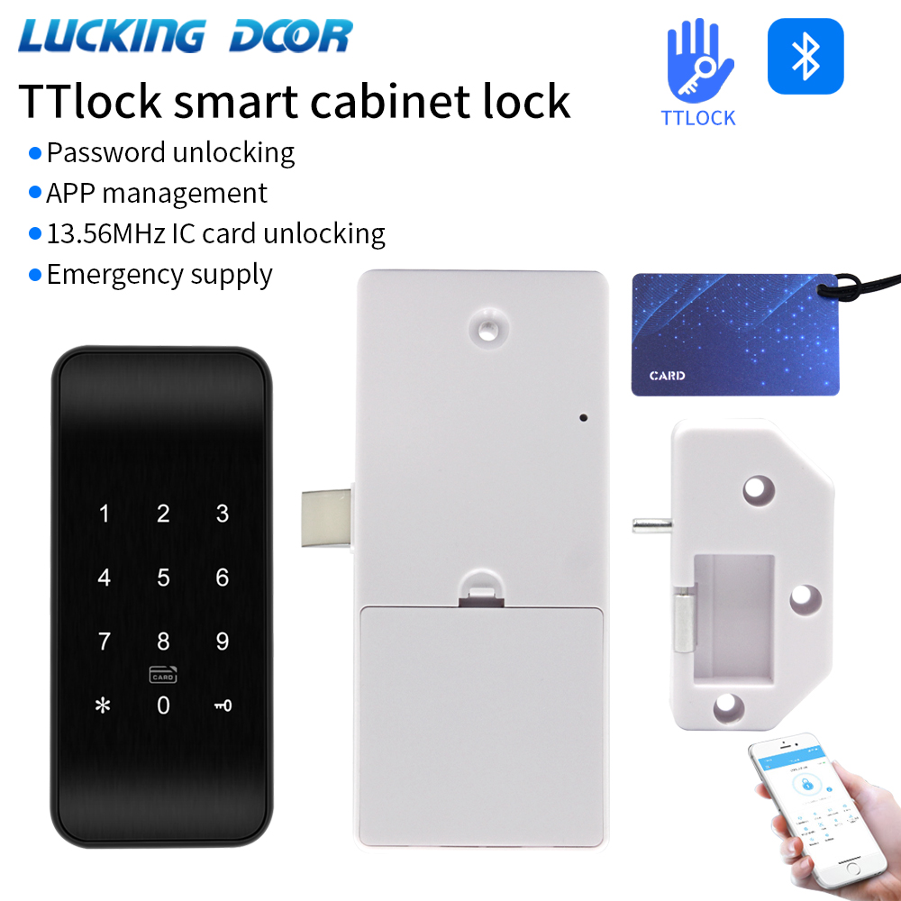 Furniture Hardware Locks - TTLOCK 13,56 MHz Fingerabdruck-Schubladenschloss Möbel RFID