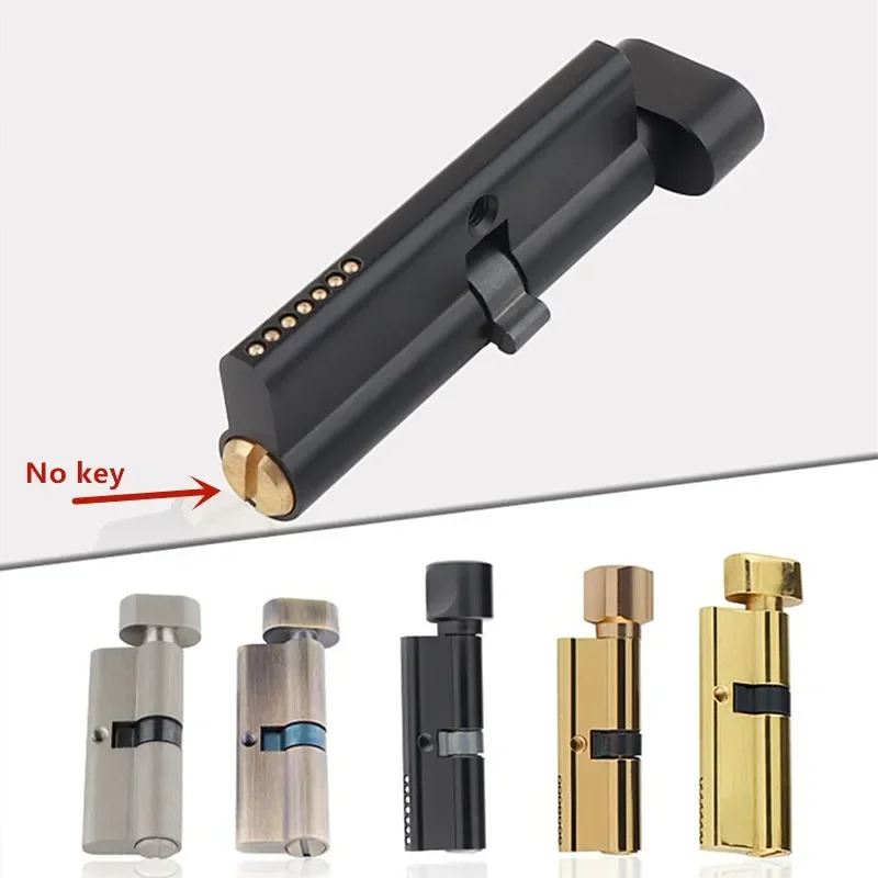 Furniture Hardware Locks - Indoor Massivholz Tür Messing Keyless Lock