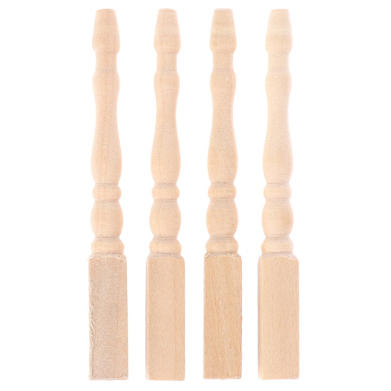Furniture Leg Set - ● 4 Stück/Set 1:12 Puppenhaus Miniatur