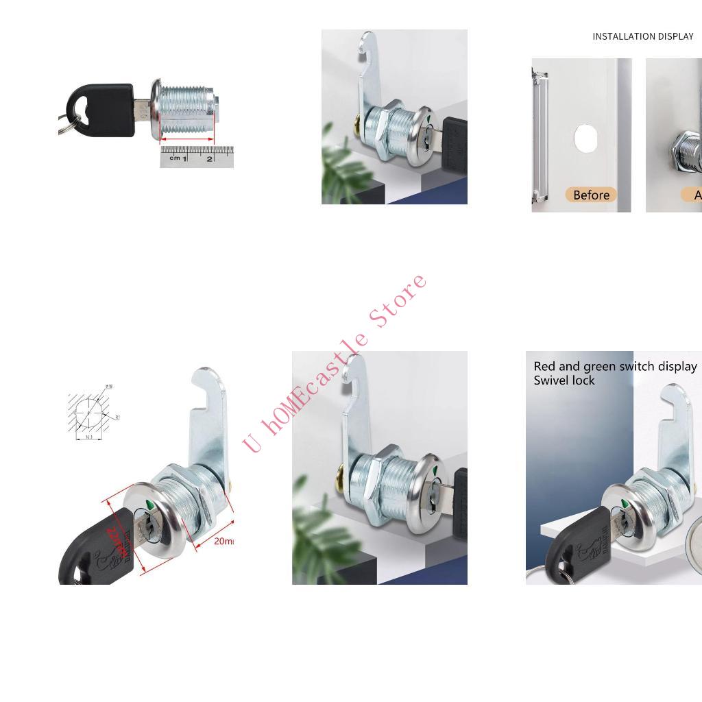 63HF 2er-Set Schubladennockens – Furniture Hardware Locks Bewertung und Preis