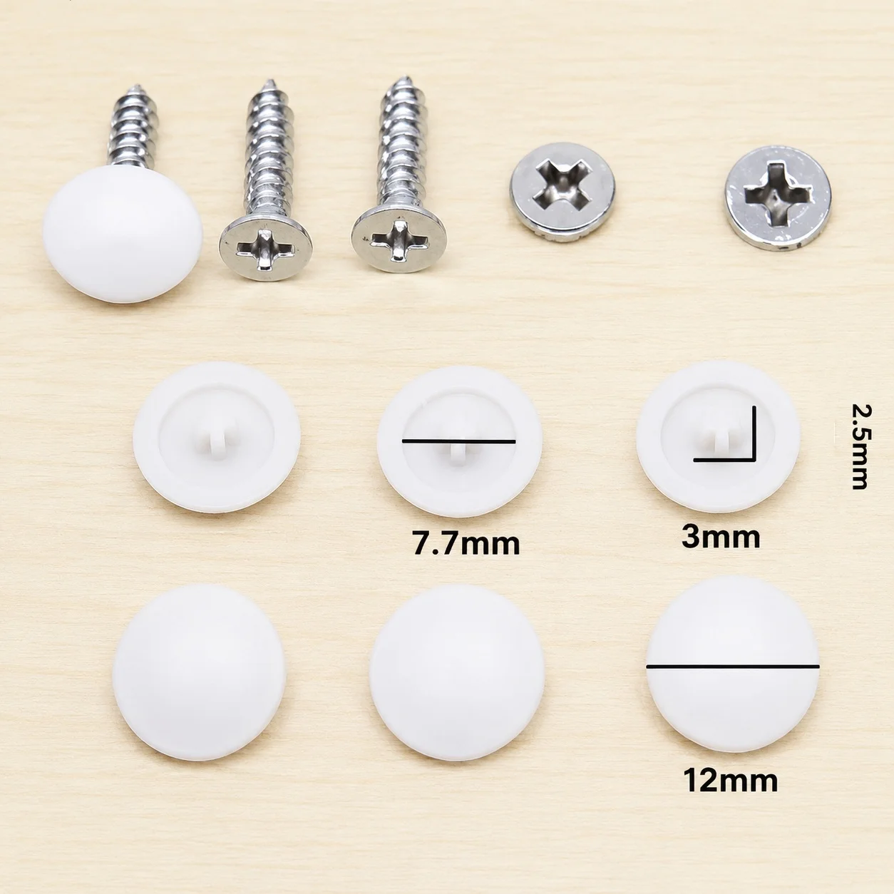 100 Stück selbstschneidende Sc – Furniture Hardware Covers Bewertung und Preis