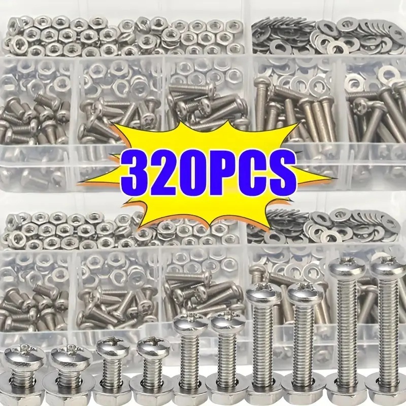 320-teiliges Sechskantmuttern- – Universal Furniture Hardware Bewertung und Preis