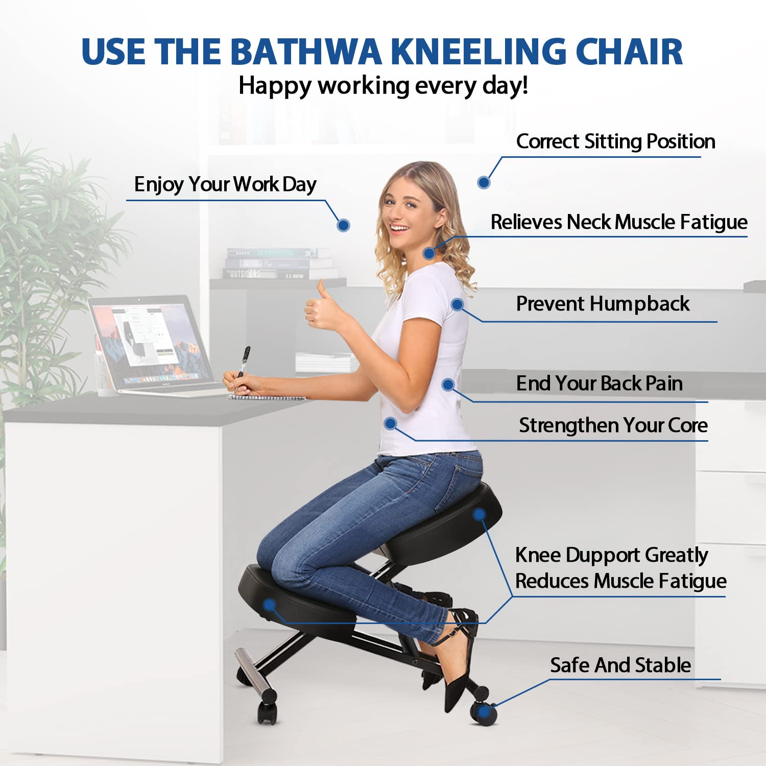 Ergonomischer Kniestuhl für Bü – Home Furniture & Hardware Trading Bewertung und Preis