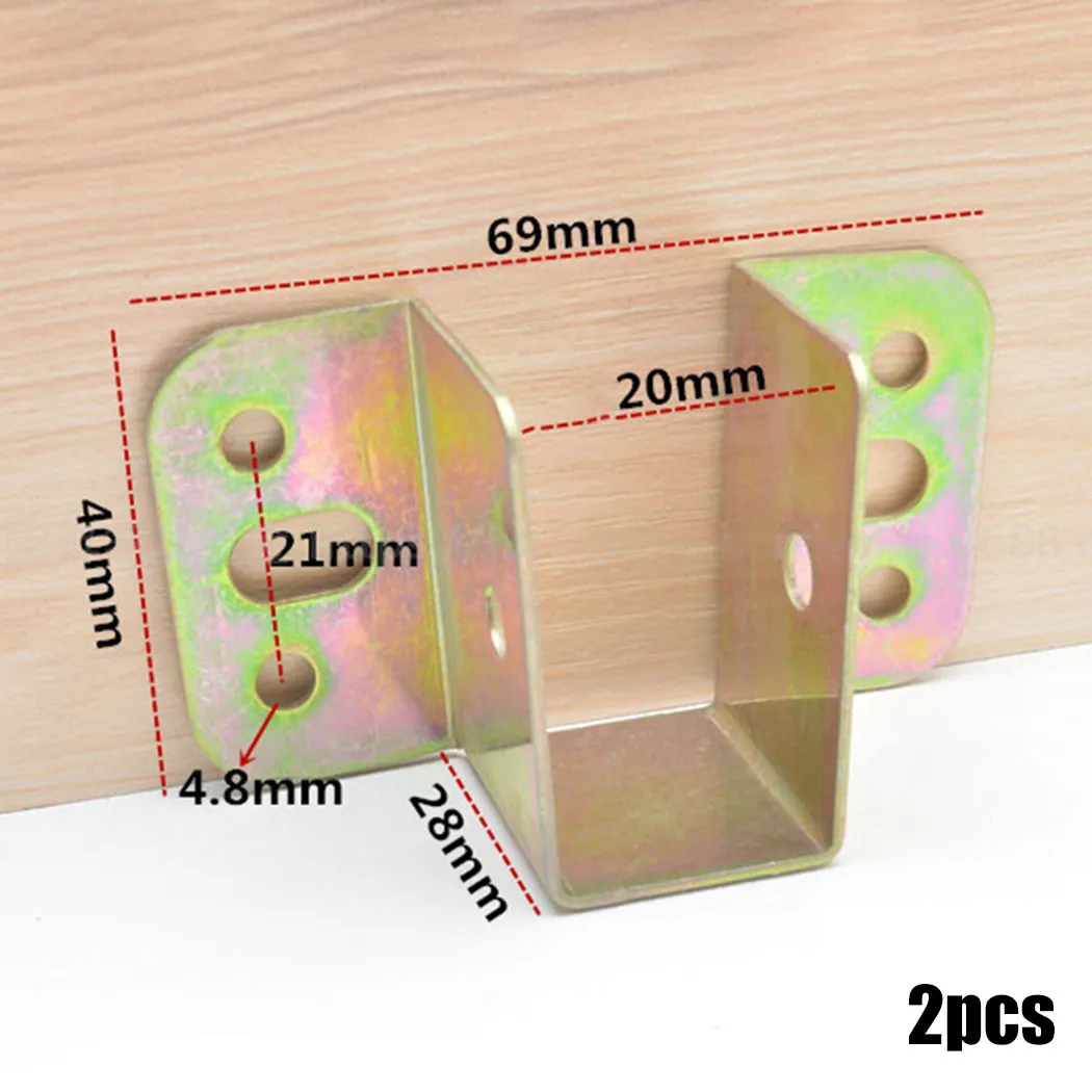 2 stücke U Förmigen Metall Bet – Furniture Rails Hardware Bewertung und Preis