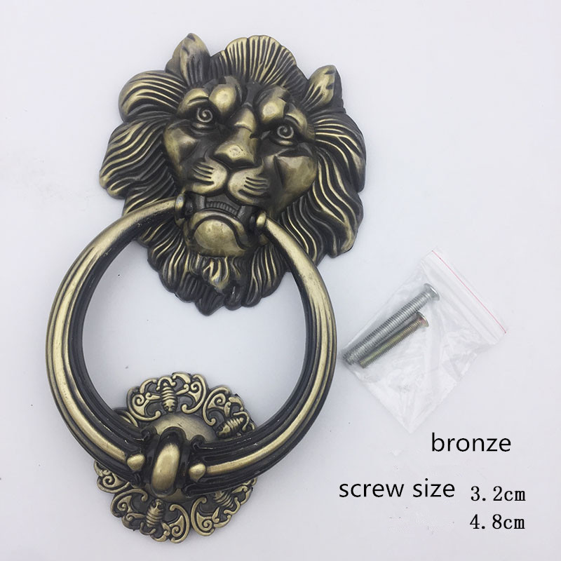 Antiker Bronze-Löwenkopf-Türkl – Furniture Hardware Knobs Bewertung und Preis