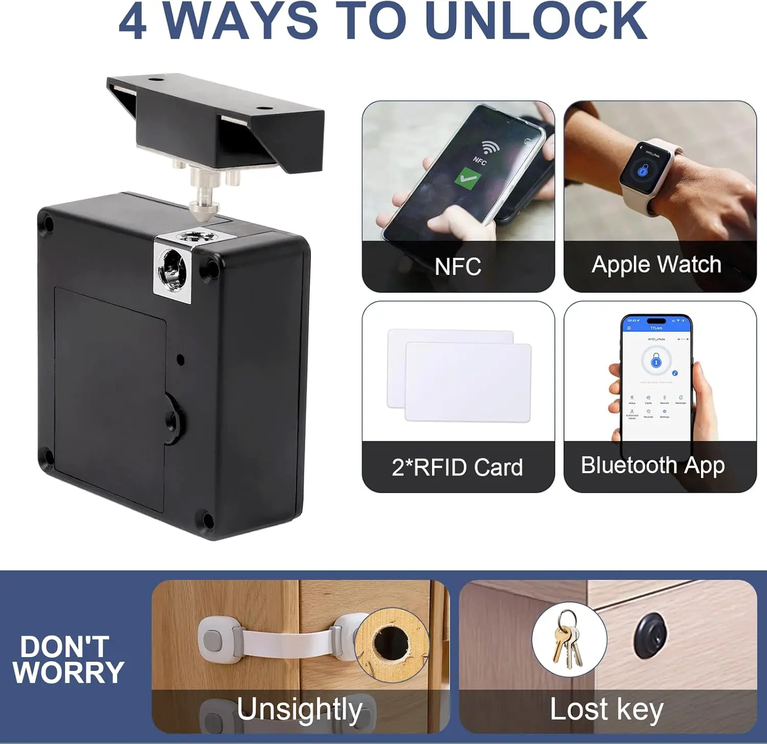 NFC-Smart-Locker für Mobiltele – Furniture Hardware Locks Bewertung und Preis