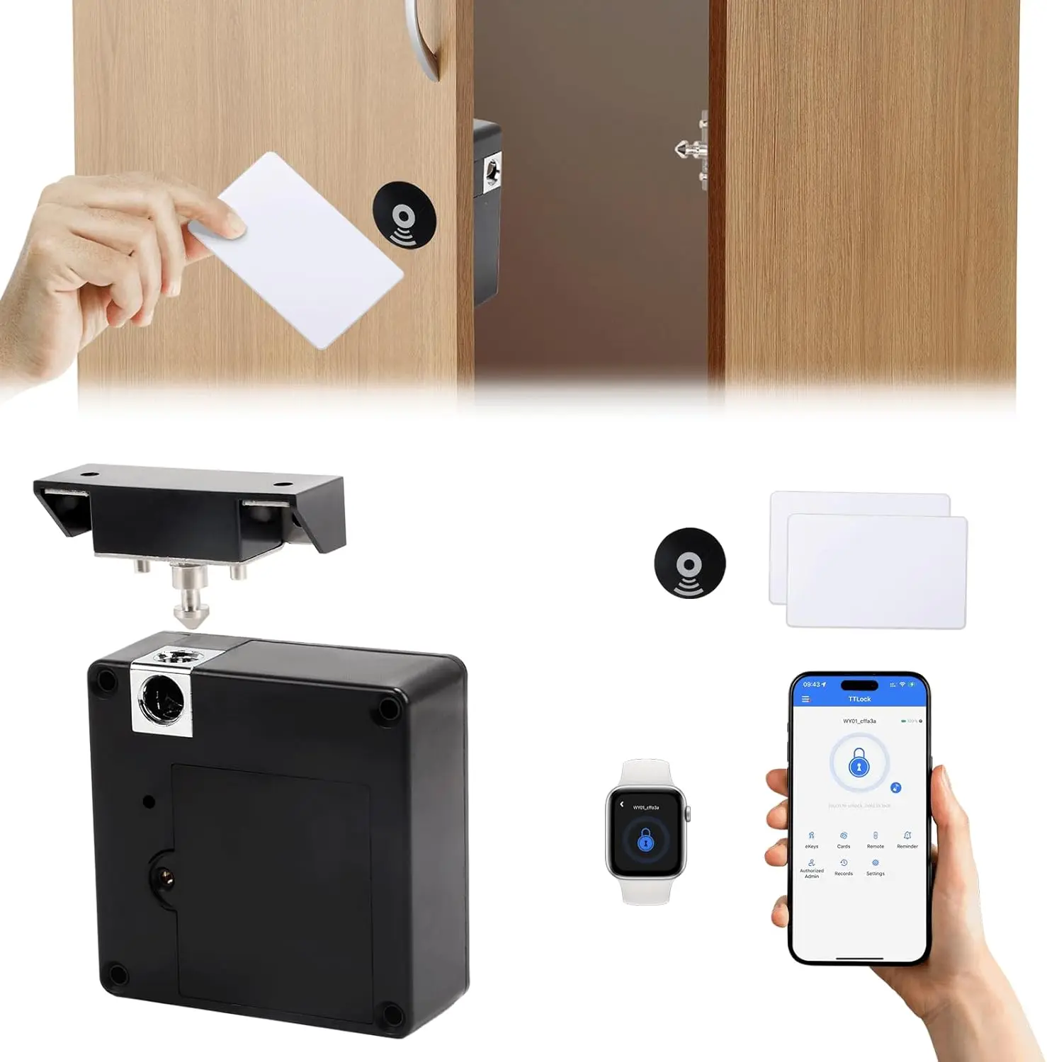 NFC-Smart-Locker für Mobiltele – Furniture Hardware Locks Bewertung und Preis