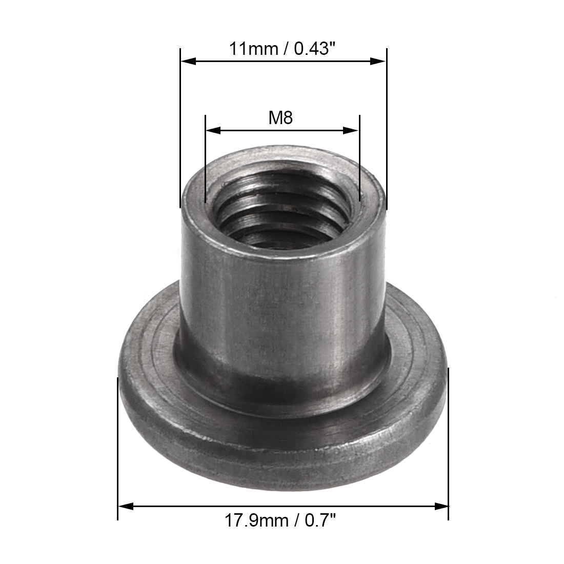 30 Stück M8 M10 Kohlenstoffsta – Furniture Hardware Threaded Inserts Bewertung und Preis