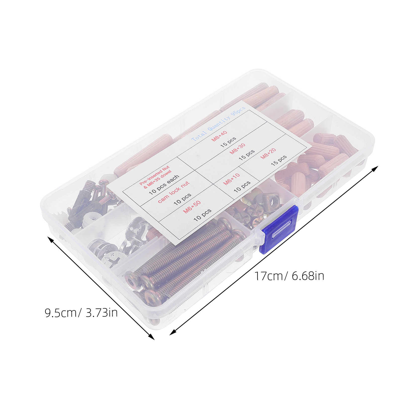 95-teiliges Möbelverbinder-Har – Furniture Hardware For Bed Bewertung und Preis